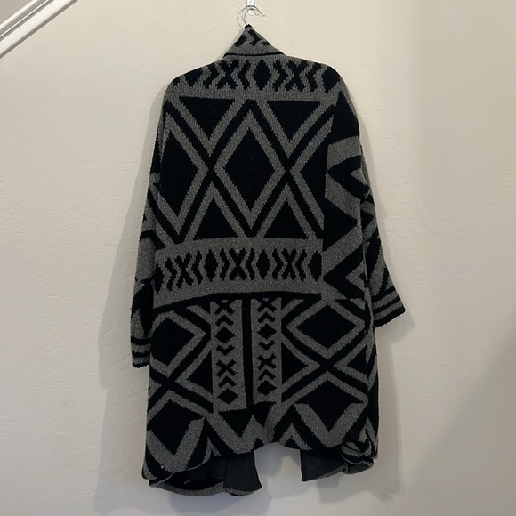 Free People Geo Print Open Cardigan - Picture 4 of 6
